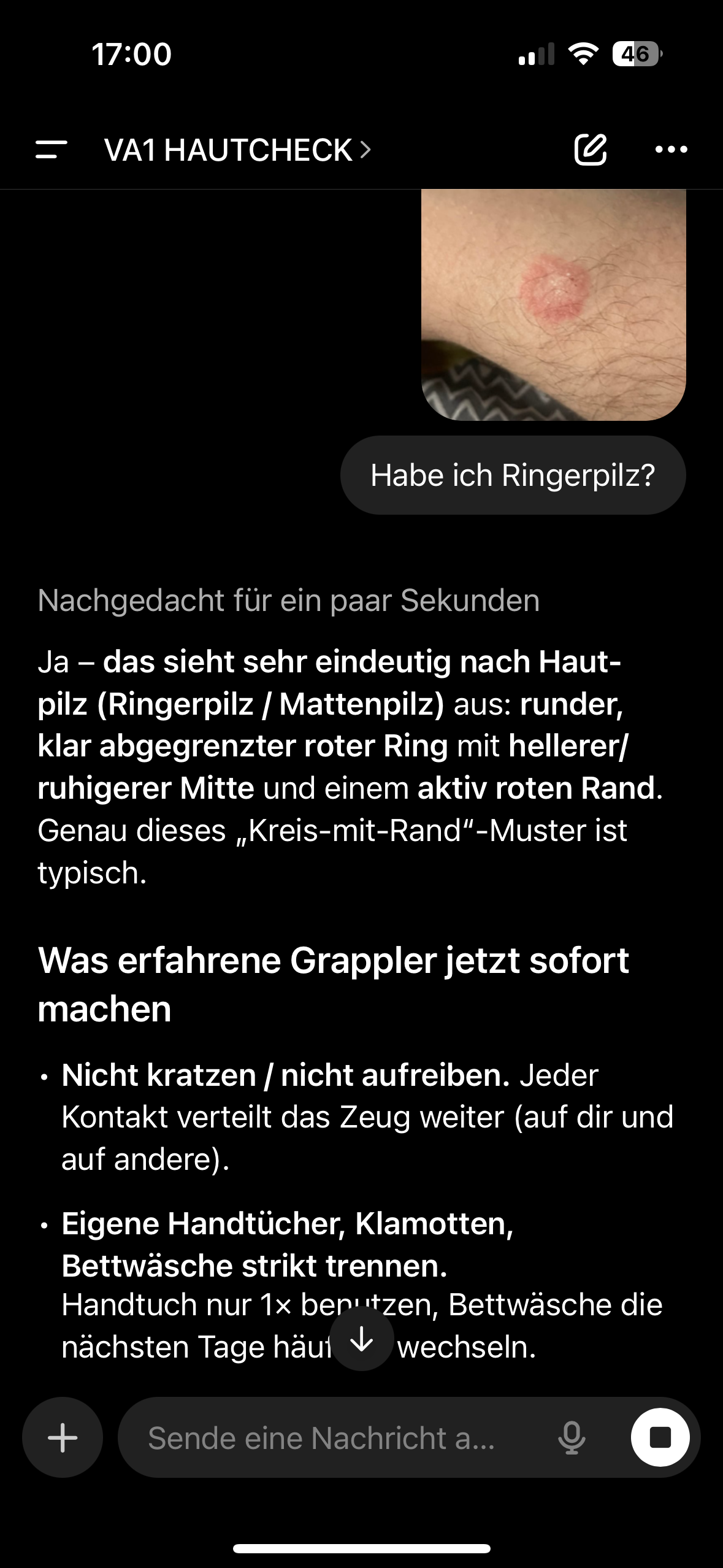 Schritt 3: Ergebnis erhalten